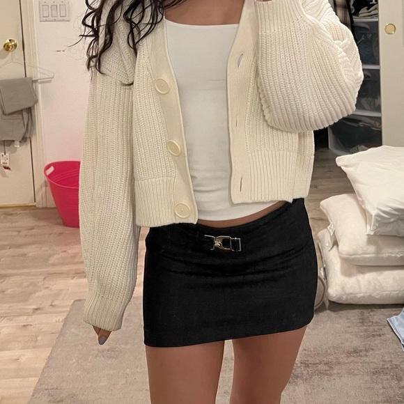 EB Denim Wrap Mini Skirt - Picture 10 of 10